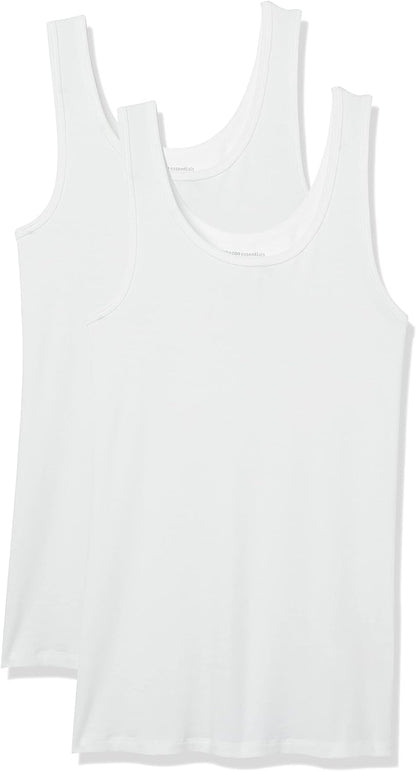 Women'S Slim-Fit Tank, Pack of 2