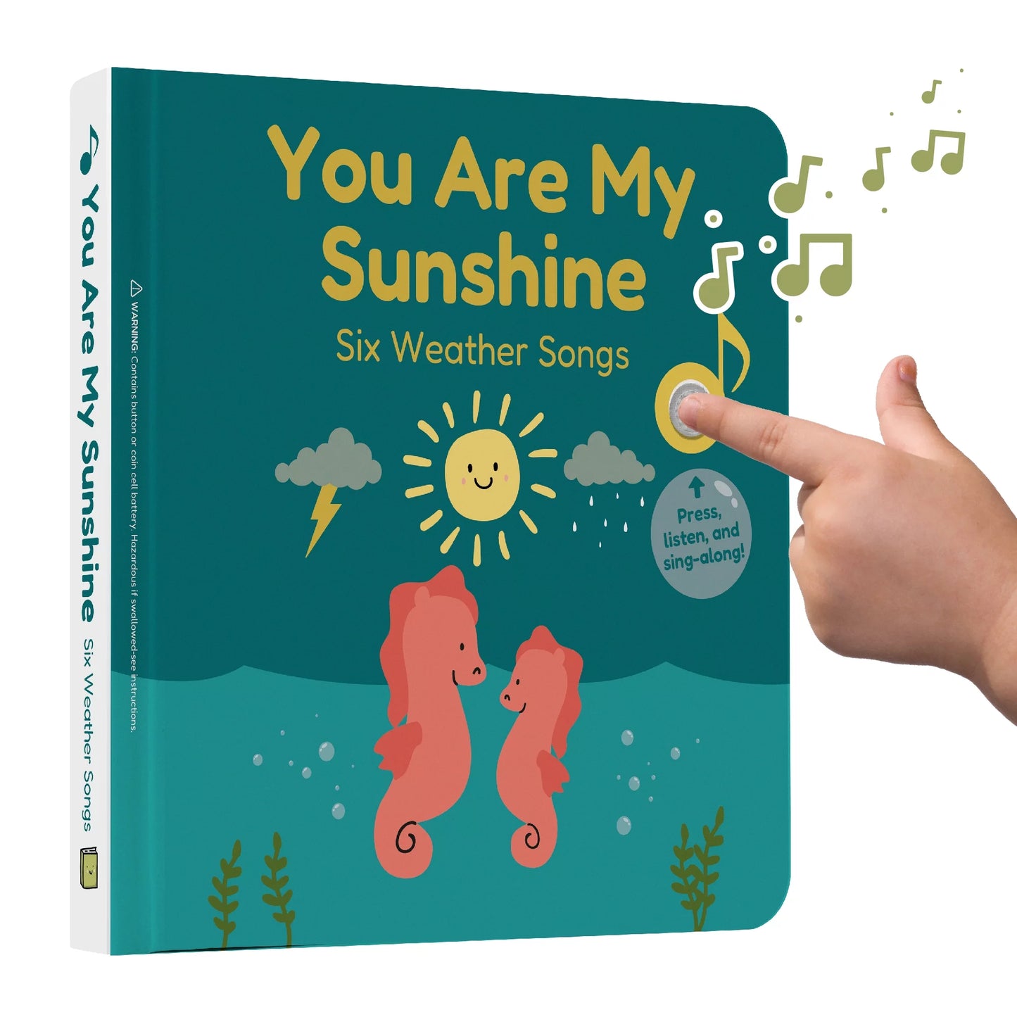 You Are My Sunshine Nursery Rhymes | Sound Book for Toddlers 1-3 | Musical Book for Toddlers 1-3 | Books for 1 Year Old | Interactive Baby Learning Toy.