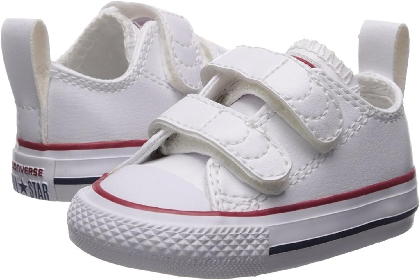 Kids' Chuck Taylor All Star 2V Leather Low Top Sneaker