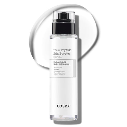 6X Peptide Collagen Booster Toner Serum 150Ml/5.07 Fl.Oz, Skin Renewal Boosting Facial Essence, Niacinamide & Hyaluronic Acid for All Skin Types, Korean Skincare, Paraben Free