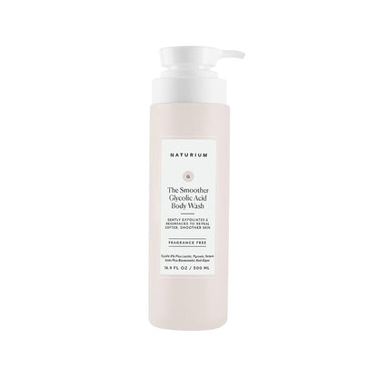 the Smoother Glycolic Acid Exfoliating Body Wash, Soft & Smoothing Cleanser, 16.9 Oz