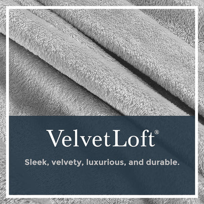 Velvetloft Sheet Set | Super Soft, Cozy Plush Sheets | Light Blue | Queen (96" X 100")