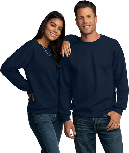 Men'S Eversoft Fleece Crewneck Sweatshirts, Moisture Wicking & Breathable, Sizes S-4X