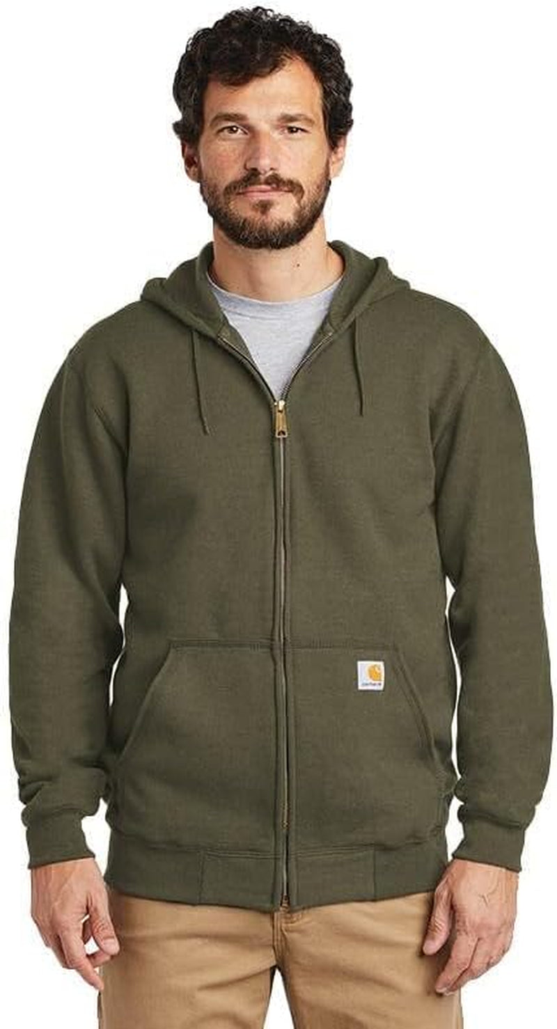 Men'S Loose Fit Midweight Full-Zip Sweatshirt