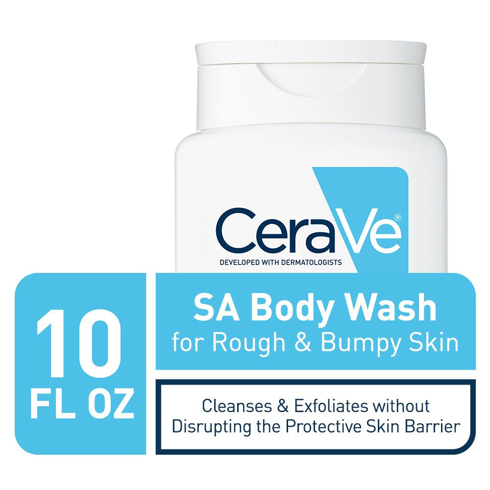 Body Wash with Salicylic Acid | Fragrance Free Body Wash to Exfoliate Rough and Bumpy Skin | Allergy Tested | 10 Ounce