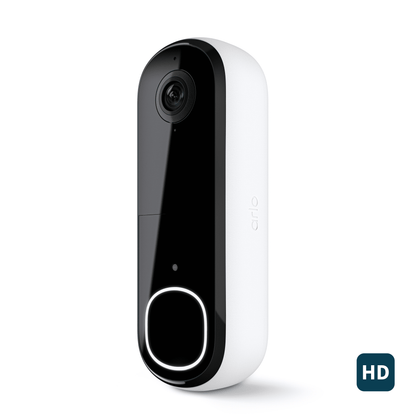 - Video Doorbell HD (2Nd Generation) - 1080P Battery Operated/Wired Doorbell Security Camera - White, AVD3001-1WMNAS