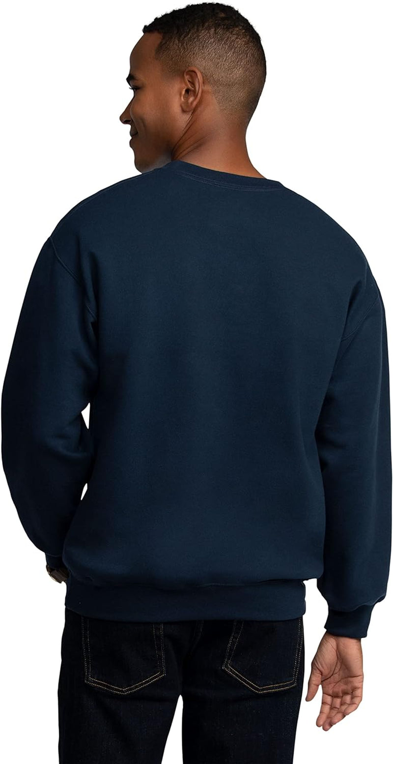 Men'S Eversoft Fleece Crewneck Sweatshirts, Moisture Wicking & Breathable, Sizes S-4X