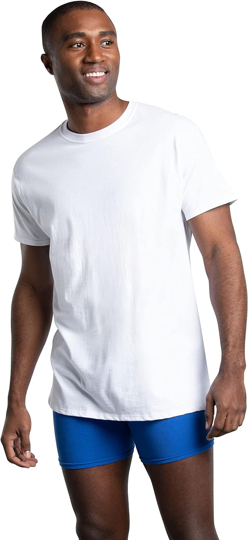 Men'S Eversoft Cotton Stay Tucked Crew T-Shirt